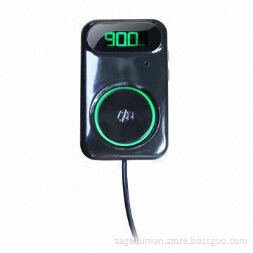 Car Audio Connector with 5V/2.1A Output, Magnetic Mount, USB Port